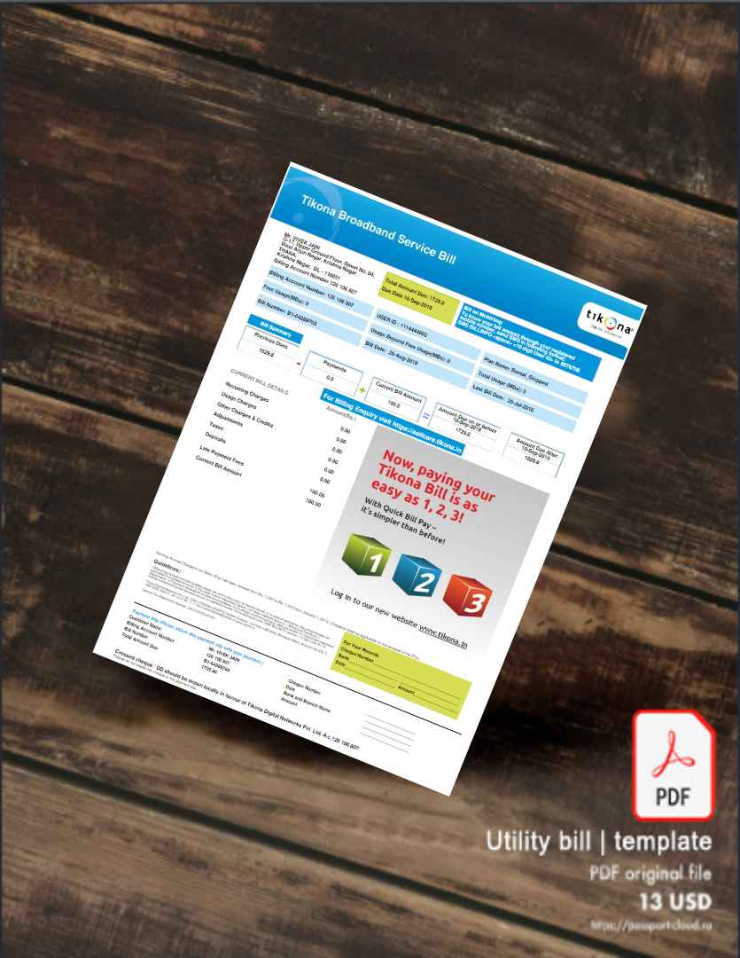 Utility bill | Albanian Power | Albania